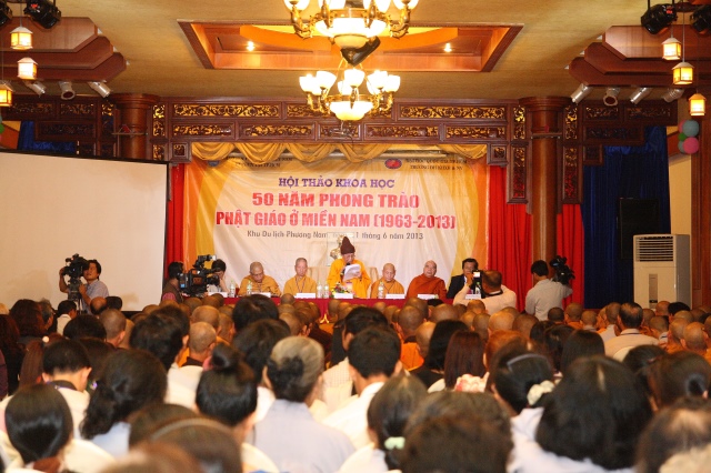 Bình Dương: Diễn ra hội thảo khoa học: 50 năm phong trào Phật giáo ở miền Nam (1963-2013)