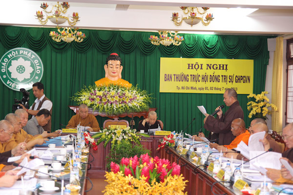 TP.HCM: Hội nghị 6 tháng đầu năm 2013 của Ban Thường Trực HĐTS GHPGVN