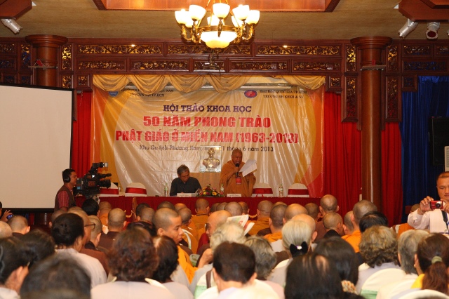 Bình Dương: Diễn ra hội thảo khoa học: 50 năm phong trào Phật giáo ở miền Nam (1963-2013)