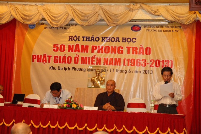 Bình Dương: Diễn ra hội thảo khoa học: 50 năm phong trào Phật giáo ở miền Nam (1963-2013)