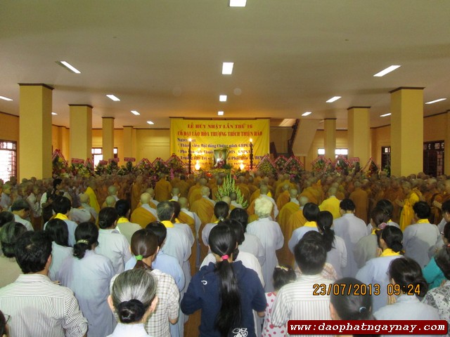 TP. HCM: Lễ húy kỵ lần thứ 16 cố đại lão HT. Thích Thiện Hào