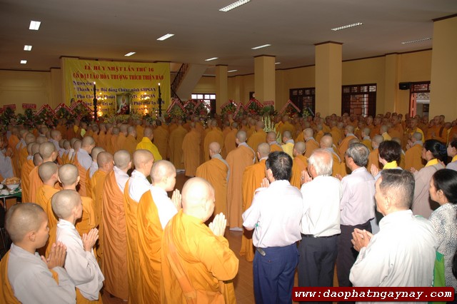 TP. HCM: Lễ húy kỵ lần thứ 16 cố đại lão HT. Thích Thiện Hào