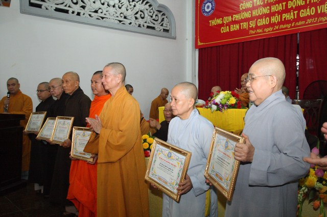 TP. HCM: Hội nghị sơ kết công tác Phật sự 6 tháng đầu năm 2013