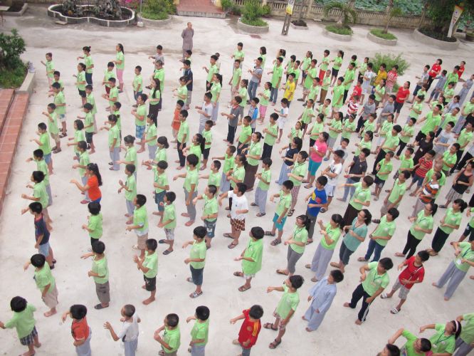 Hà Nội: Chùm ảnh cuộc thi trò chơi dân gian khóa tu chùa Nam Dư Thượng