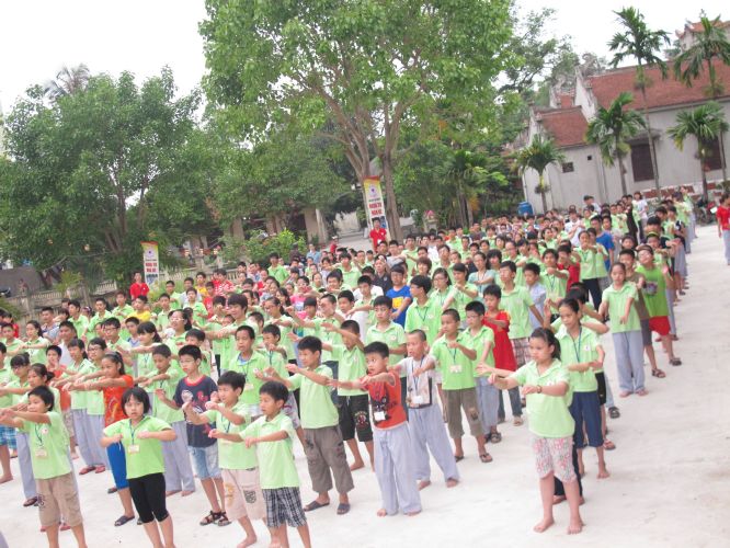 Hà Nội: Chùm ảnh cuộc thi trò chơi dân gian khóa tu chùa Nam Dư Thượng