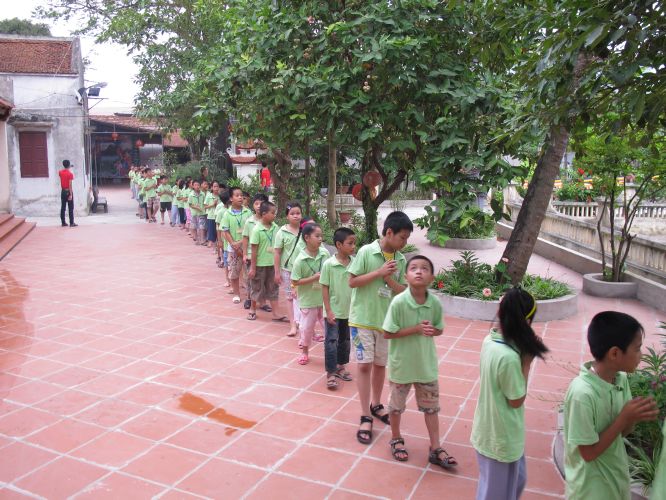 Hà Nội: Chùm ảnh cuộc thi trò chơi dân gian khóa tu chùa Nam Dư Thượng