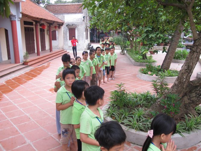 Hà Nội: Chùm ảnh cuộc thi trò chơi dân gian khóa tu chùa Nam Dư Thượng