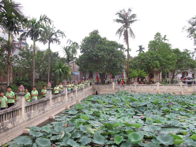 Hà Nội: Chùm ảnh cuộc thi trò chơi dân gian khóa tu chùa Nam Dư Thượng