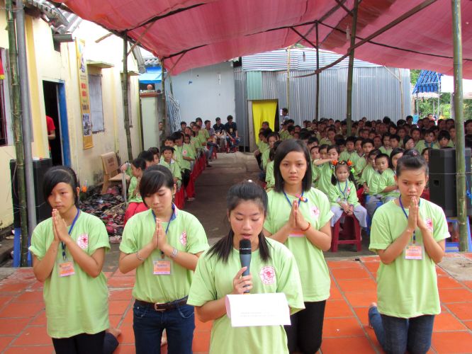 Bến Tre: Khai mạc khóa tu mùa hè “Thắp sáng niềm tin”