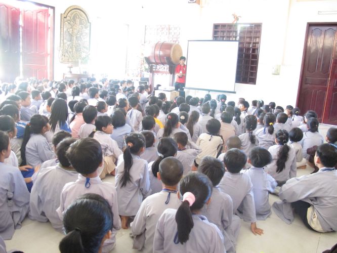 Tiền Giang: Pháp thoại “Cuộc đời đức Phật”  tại khóa tu “Vươn tới những ước mơ”
