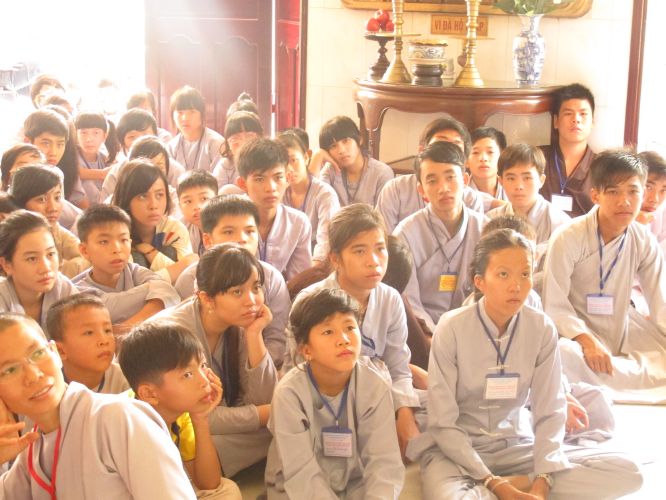 Tiền Giang: Pháp thoại “Cuộc đời đức Phật”  tại khóa tu “Vươn tới những ước mơ”