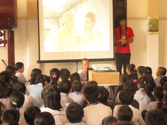 Tiền Giang: Pháp thoại “Cuộc đời đức Phật”  tại khóa tu “Vươn tới những ước mơ”
