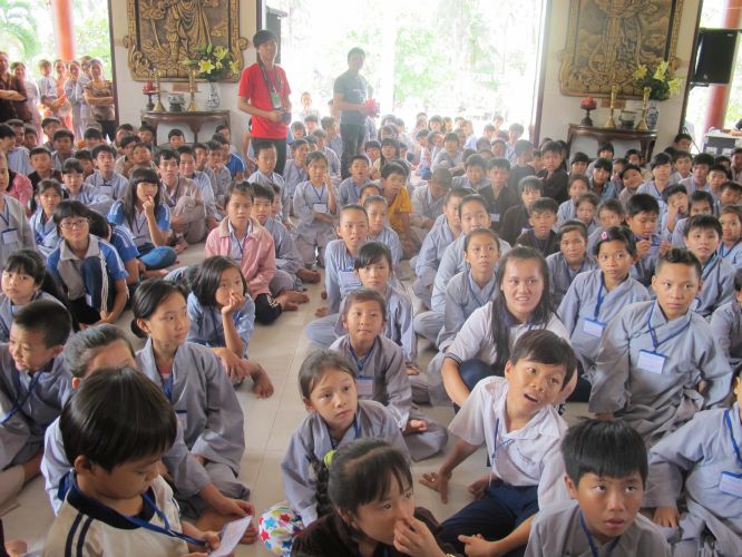 Tiền Giang: Pháp thoại “Cuộc đời đức Phật”  tại khóa tu “Vươn tới những ước mơ”