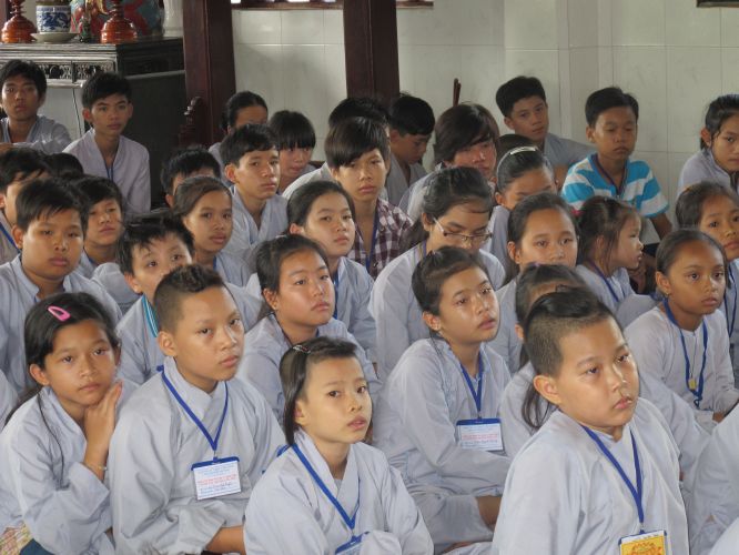 Tiền Giang: Pháp thoại “Cuộc đời đức Phật”  tại khóa tu “Vươn tới những ước mơ”