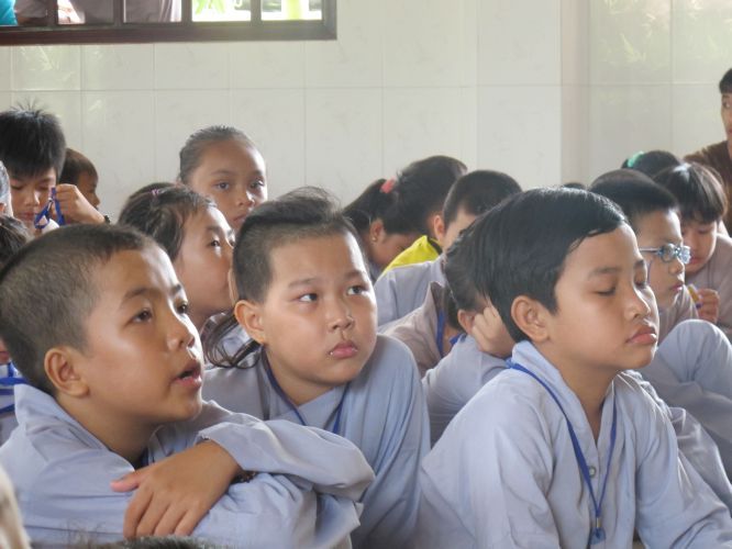 Tiền Giang: Khóa tu “vươn tới những ước mơ” với “Bến đổ đời con”