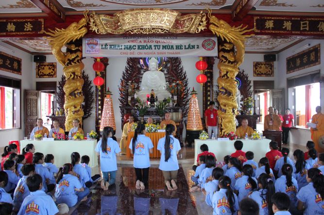 Khánh Hòa: Khai mạc khóa tu mùa hè “Ơn nghĩa sinh thành”