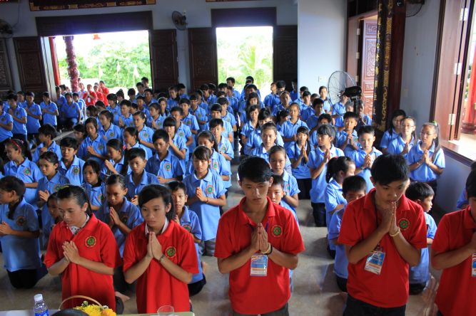 Khánh Hòa: Khai mạc khóa tu mùa hè “Ơn nghĩa sinh thành”