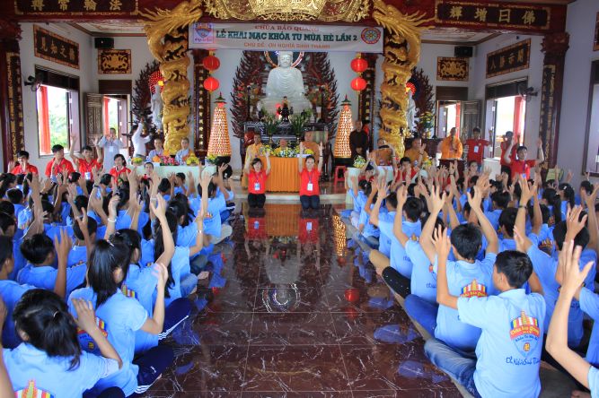 Khánh Hòa: Khai mạc khóa tu mùa hè “Ơn nghĩa sinh thành”