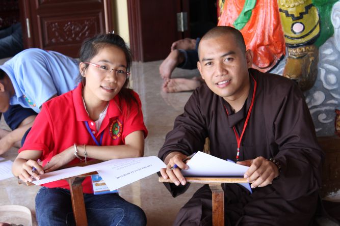 Khánh Hòa: ĐĐ. Thích Lệ Minh và pháp thoại “Tình thương” tại khóa tu “Ơn nghĩa sinh thành”