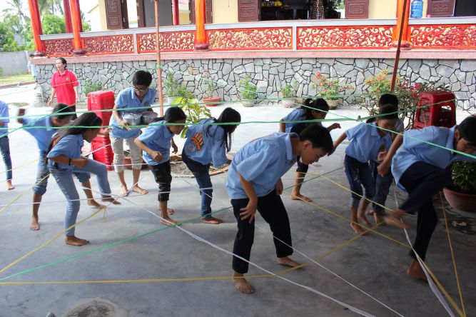 Khánh Hòa: Chùm ảnh vui nhộn hành trình về nguồn khóa tu mùa hè “Ơn nghĩa sinh thành”