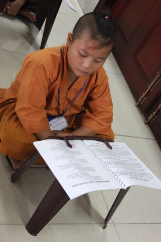 Long An: Bài học đầu tiên khi người Phật tử đến chùa tại khóa tu “Sống và Khát Vọng”