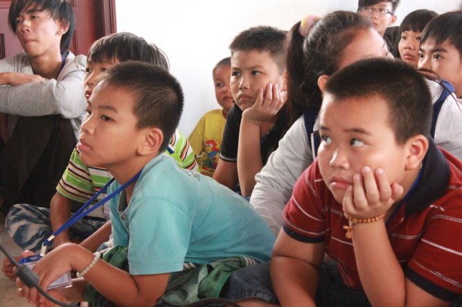 Long An: Bài học đầu tiên khi người Phật tử đến chùa tại khóa tu “Sống và Khát Vọng”