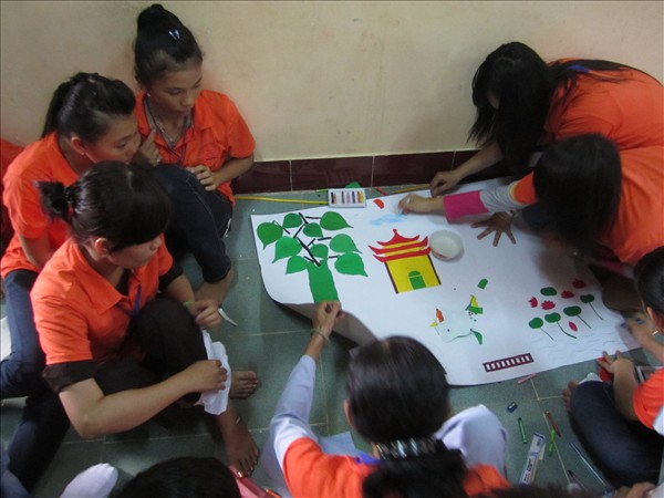 Chùm ảnh: Trại hè “Ươm Mầm Tuệ Giác” lần 3 tại chùa Hội An