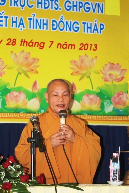 Đồng Tháp: Hòa Thượng Phó Chủ Tịch Thường Trực GHPGVN THÍCH THIỆN NHƠN và Phái Đoàn Đến GHPGVN Tỉnh Đồng Tháp Thăm Các Đạo Tràng An Cư Kiết Hạ PL. 2557