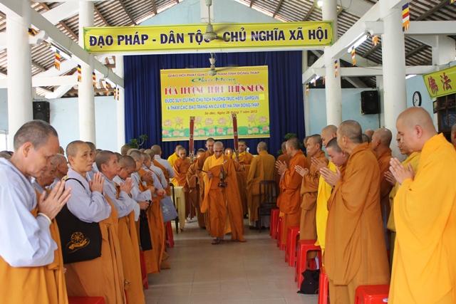Đồng Tháp: Hòa Thượng Phó Chủ Tịch Thường Trực GHPGVN THÍCH THIỆN NHƠN và Phái Đoàn Đến GHPGVN Tỉnh Đồng Tháp Thăm Các Đạo Tràng An Cư Kiết Hạ PL. 2557
