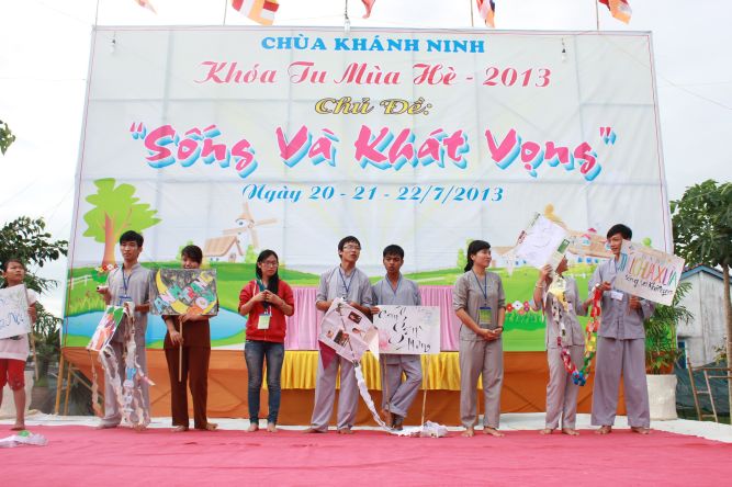 Long An: Cánh diều tuổi thơ tại khóa tu “Sống và Khát vọng”