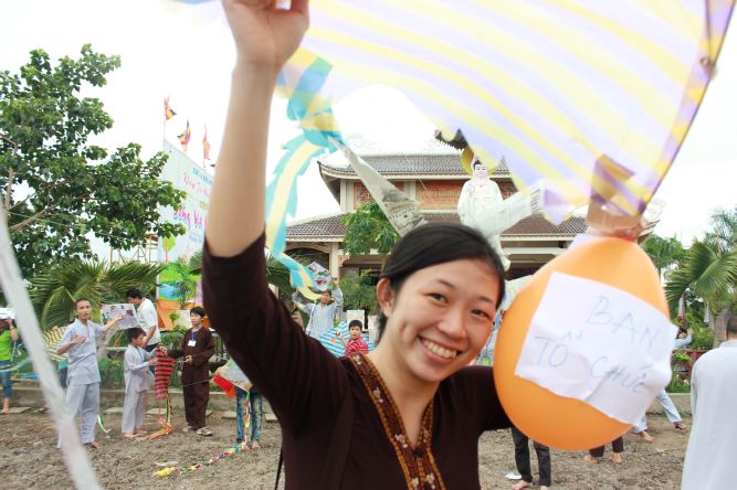 Long An: Cánh diều tuổi thơ tại khóa tu “Sống và Khát vọng”