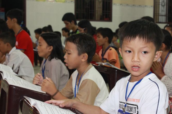Long An: Cuộc thi “Tìm kiếm tài năng trẻ” tại khóa tu “Sống và Khát Vọng”