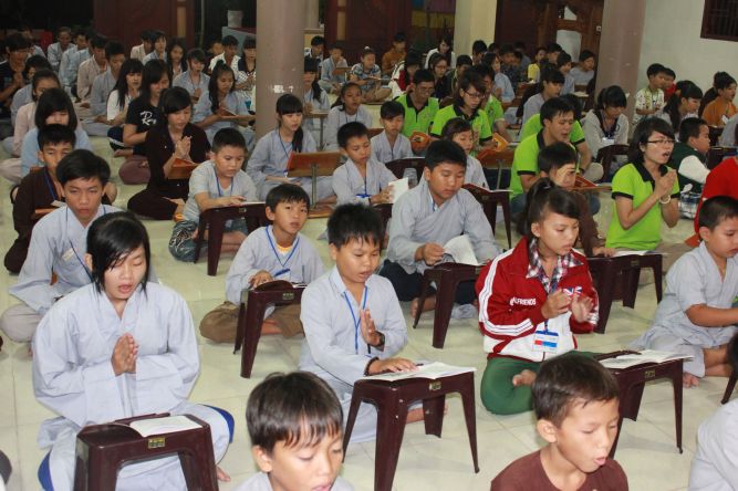 Long An: Cuộc thi “Tìm kiếm tài năng trẻ” tại khóa tu “Sống và Khát Vọng”