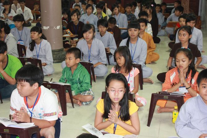 Long An: Cuộc thi “Tìm kiếm tài năng trẻ” tại khóa tu “Sống và Khát Vọng”
