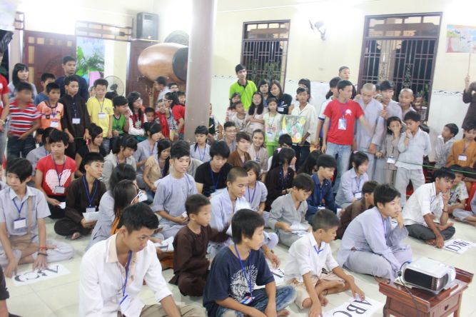 Long An: Cuộc thi “Tìm kiếm tài năng trẻ” tại khóa tu “Sống và Khát Vọng”