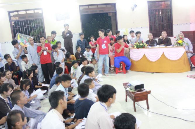 Long An: Cuộc thi “Tìm kiếm tài năng trẻ” tại khóa tu “Sống và Khát Vọng”