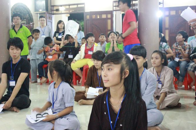 Long An: Cuộc thi “Tìm kiếm tài năng trẻ” tại khóa tu “Sống và Khát Vọng”