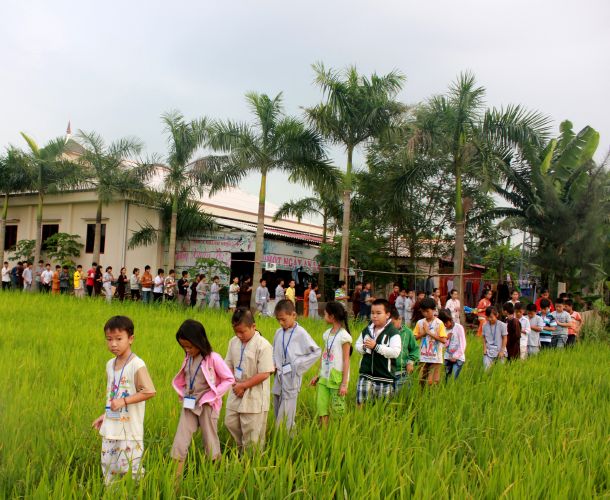 Long An: Chùm ảnh hòa mình cùng thiên nhiên tại khóa tu “Sống và Khát Vọng”