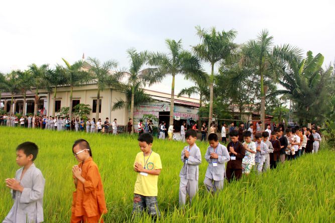 Long An: Chùm ảnh hòa mình cùng thiên nhiên tại khóa tu “Sống và Khát Vọng”