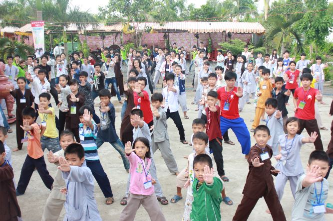 Long An: Chùm ảnh hòa mình cùng thiên nhiên tại khóa tu “Sống và Khát Vọng”