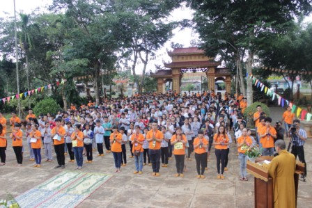 ĐakLak: Chùa Liên Trì Khai Mạc Khóa Tu﻿﻿ Thiện Tài Đồng Tử Lần 5