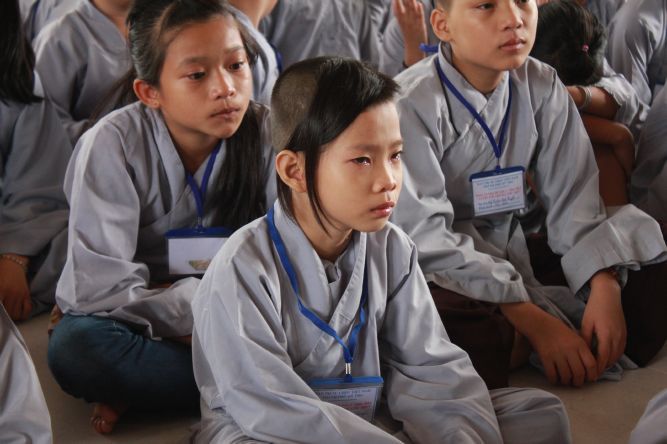 Tiền Giang: Khóa tu “vươn tới những ước mơ” với “Bến đổ đời con”