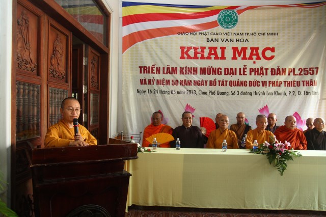 TP.HCM: Chính thức khai mạc các hoạt động triển lãm mỹ thuật đón mừng Phật đản PL 2557