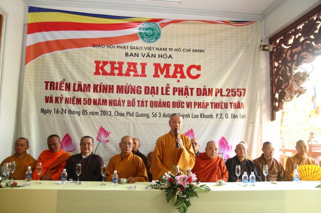 TP.HCM: Chính thức khai mạc các hoạt động triển lãm mỹ thuật đón mừng Phật đản PL 2557