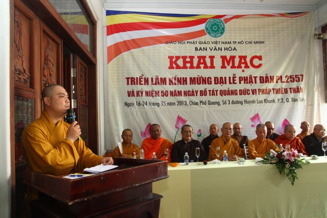 TP.HCM: Chính thức khai mạc các hoạt động triển lãm mỹ thuật đón mừng Phật đản PL 2557