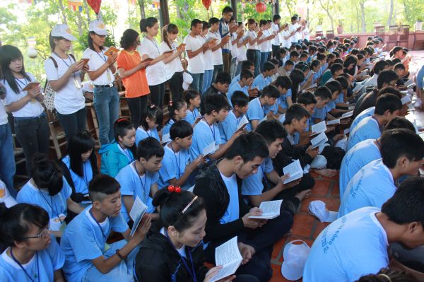 Đắc Lắc: Ngày sinh hoạt thứ hai của khóa tu Thiện Tài Đồng Tử