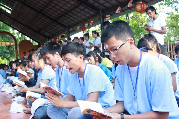 Đắc Lắc: Ngày sinh hoạt thứ hai của khóa tu Thiện Tài Đồng Tử