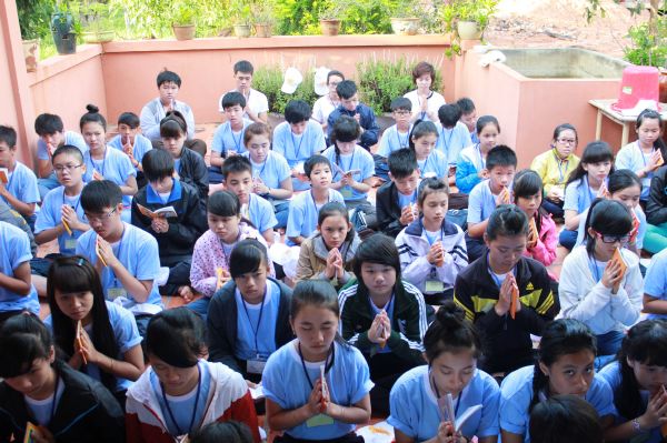 Đắc Lắc: Ngày sinh hoạt thứ hai của khóa tu Thiện Tài Đồng Tử