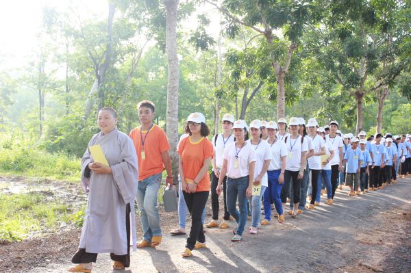 Đắc Lắc: Ngày sinh hoạt thứ hai của khóa tu Thiện Tài Đồng Tử