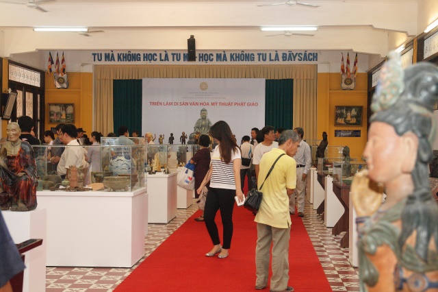 TP.HCM: Khai mạc triển lãm di sản văn hóa mỹ thuật Phật giáo